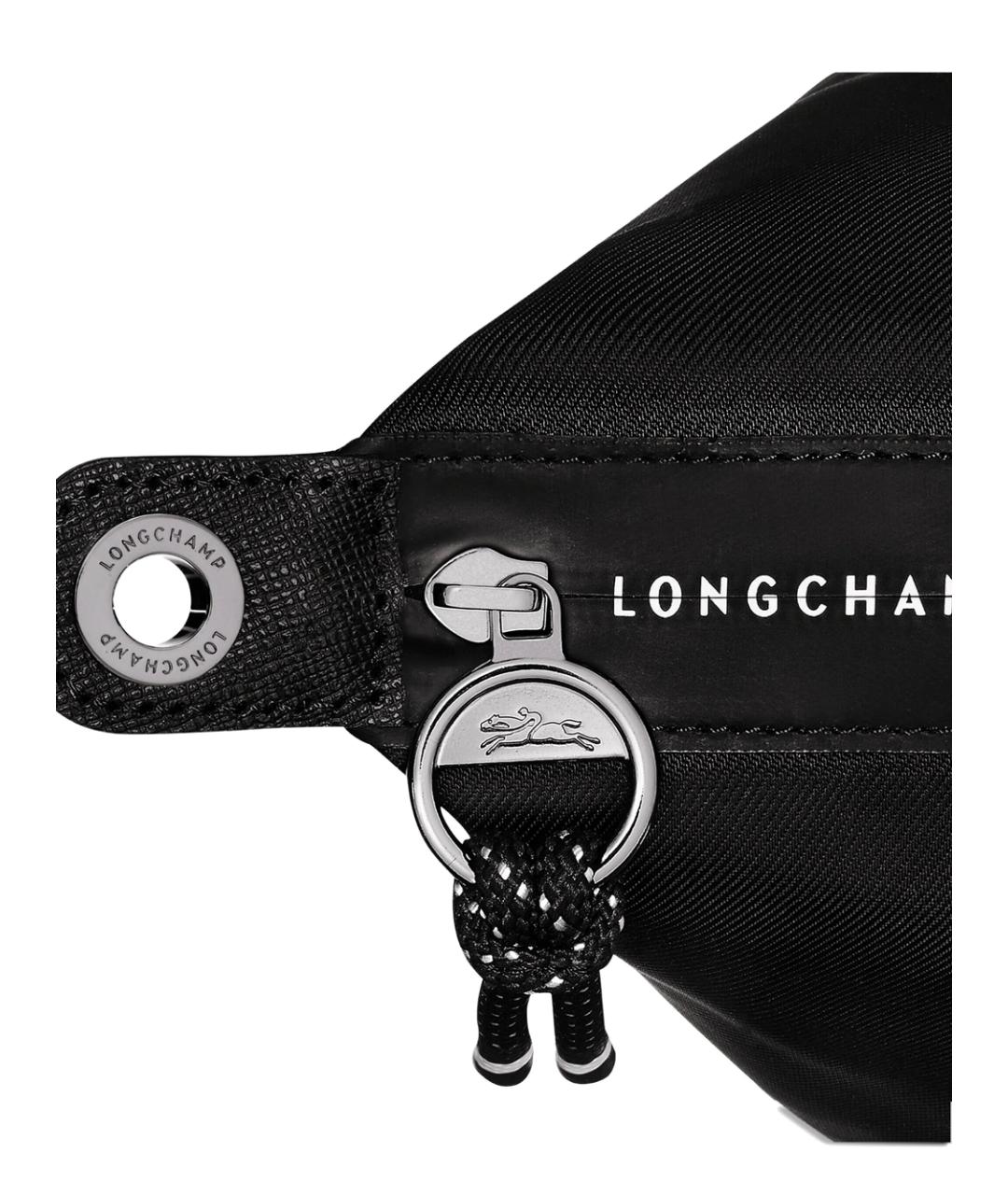 LONGCHAMP Черная синтетическая сумка через плечо, фото 4