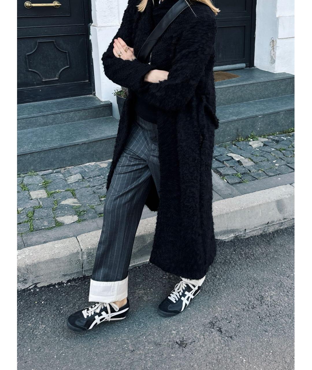 LOEWE Серые шерстяные брюки широкие, фото 6
