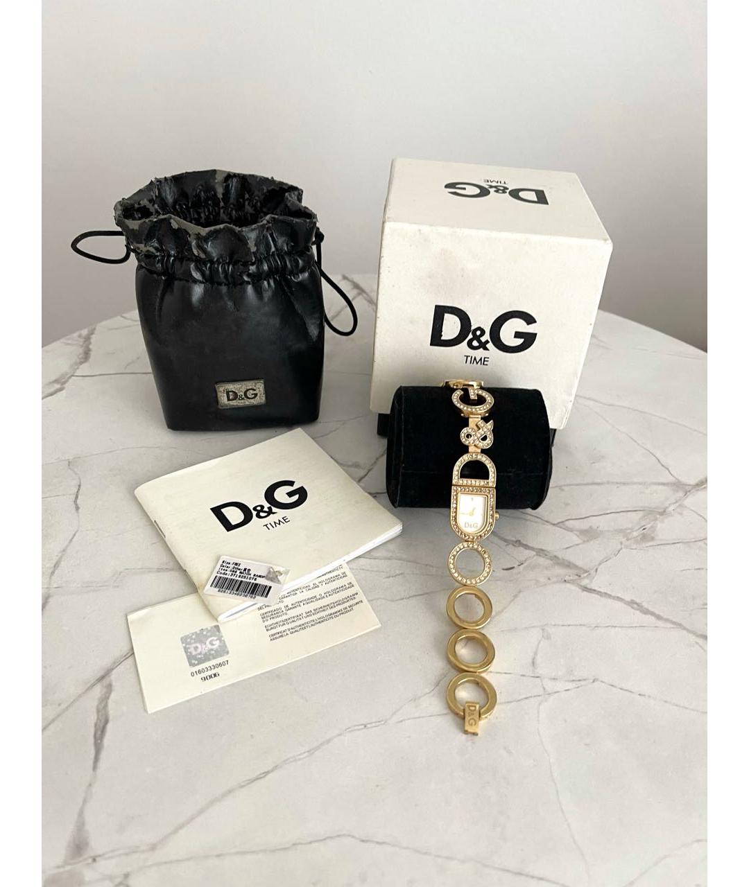 DOLCE&GABBANA Золотые часы, фото 2