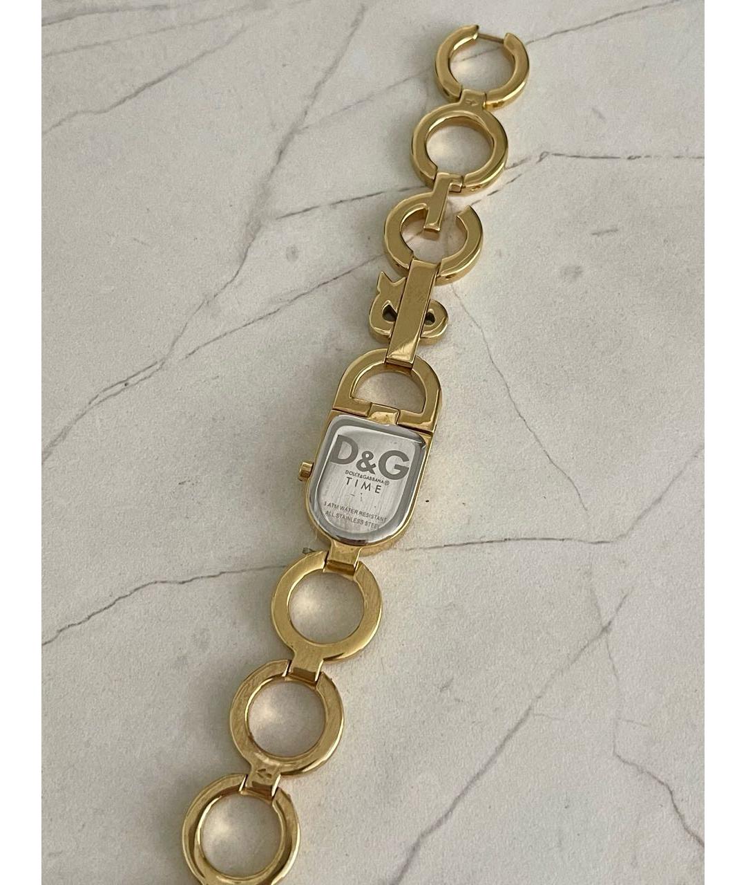 DOLCE&GABBANA Золотые часы, фото 4