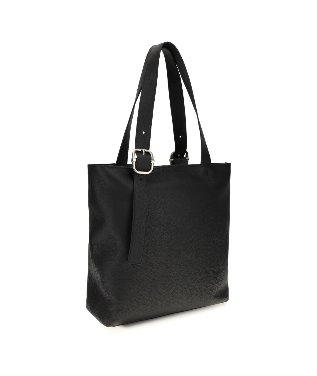 LOEWE Черная кожаная сумка тоут, фото 3