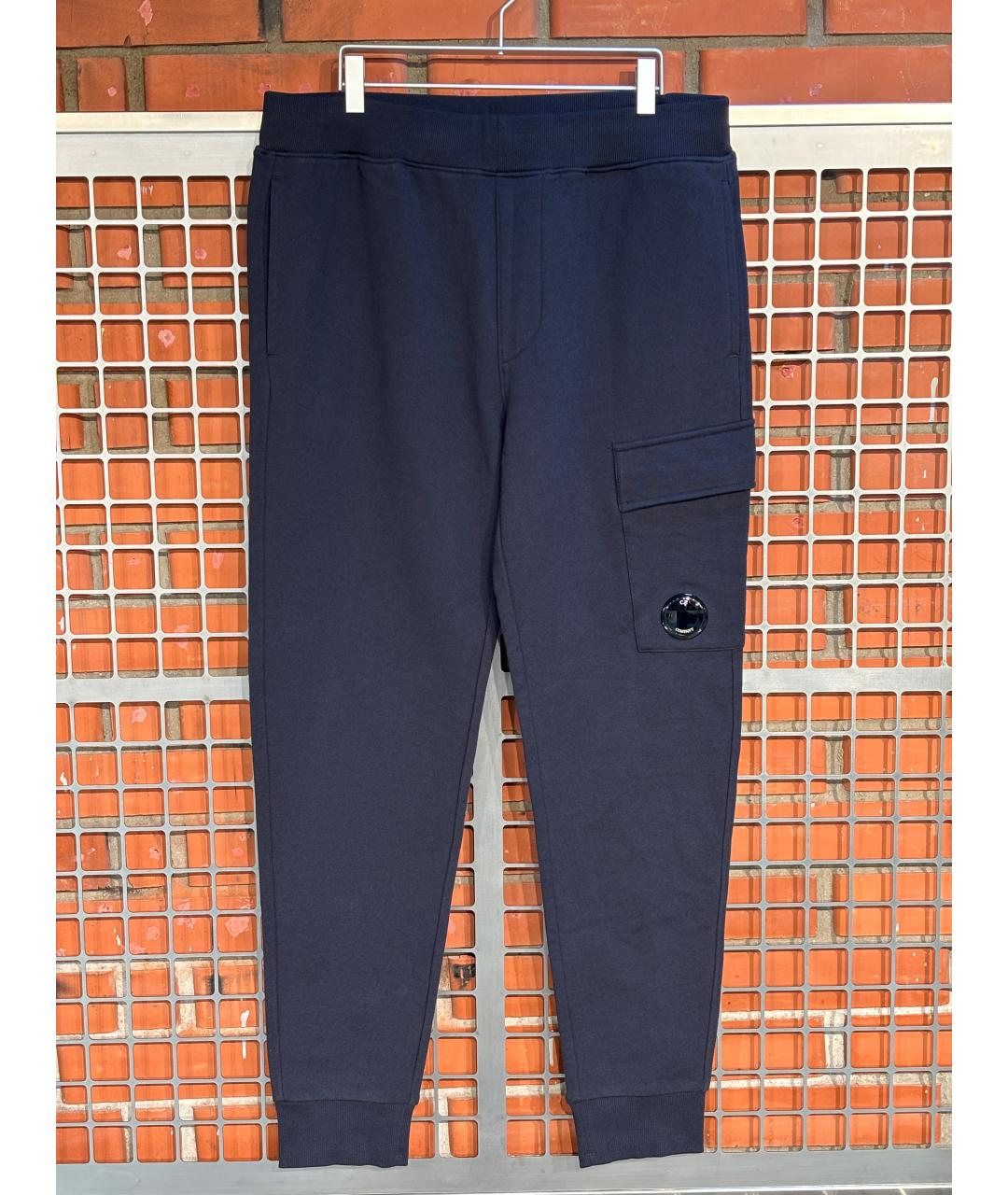 CP COMPANY Темно-синие хлопковые повседневные брюки, фото 4