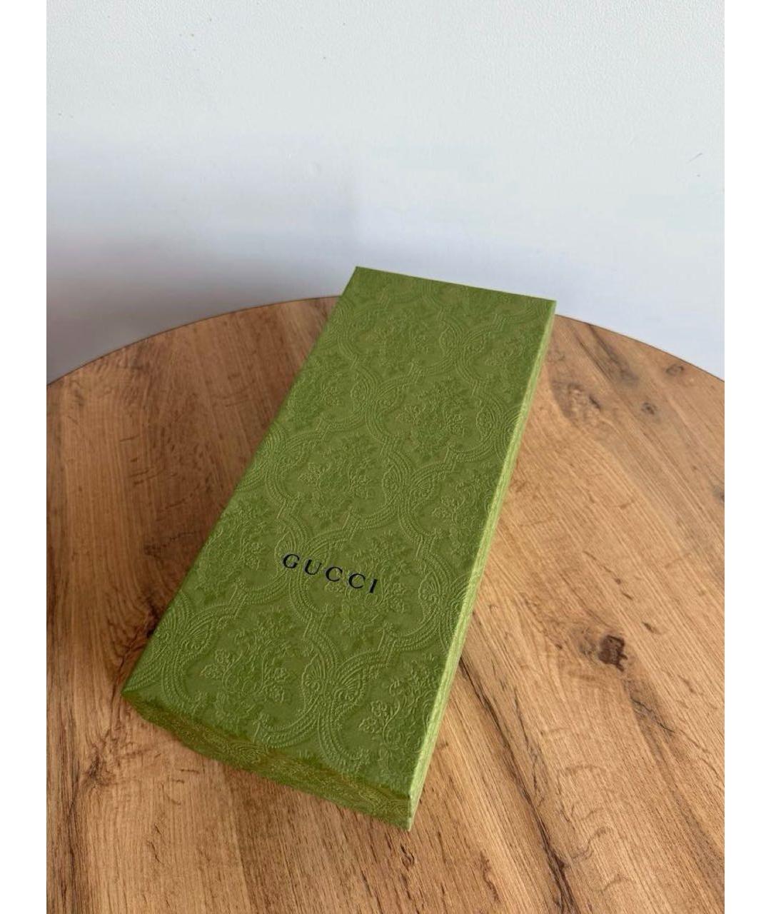 GUCCI Бирюзовые замшевые босоножки, фото 6
