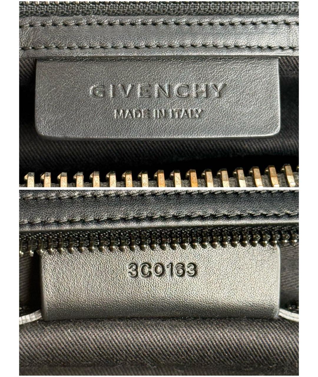 GIVENCHY Черная кожаная сумка через плечо, фото 8