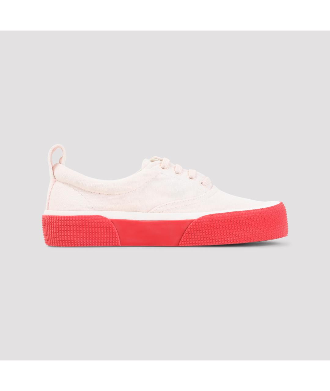PHOEBE PHILO Розовые текстильные кеды, фото 2