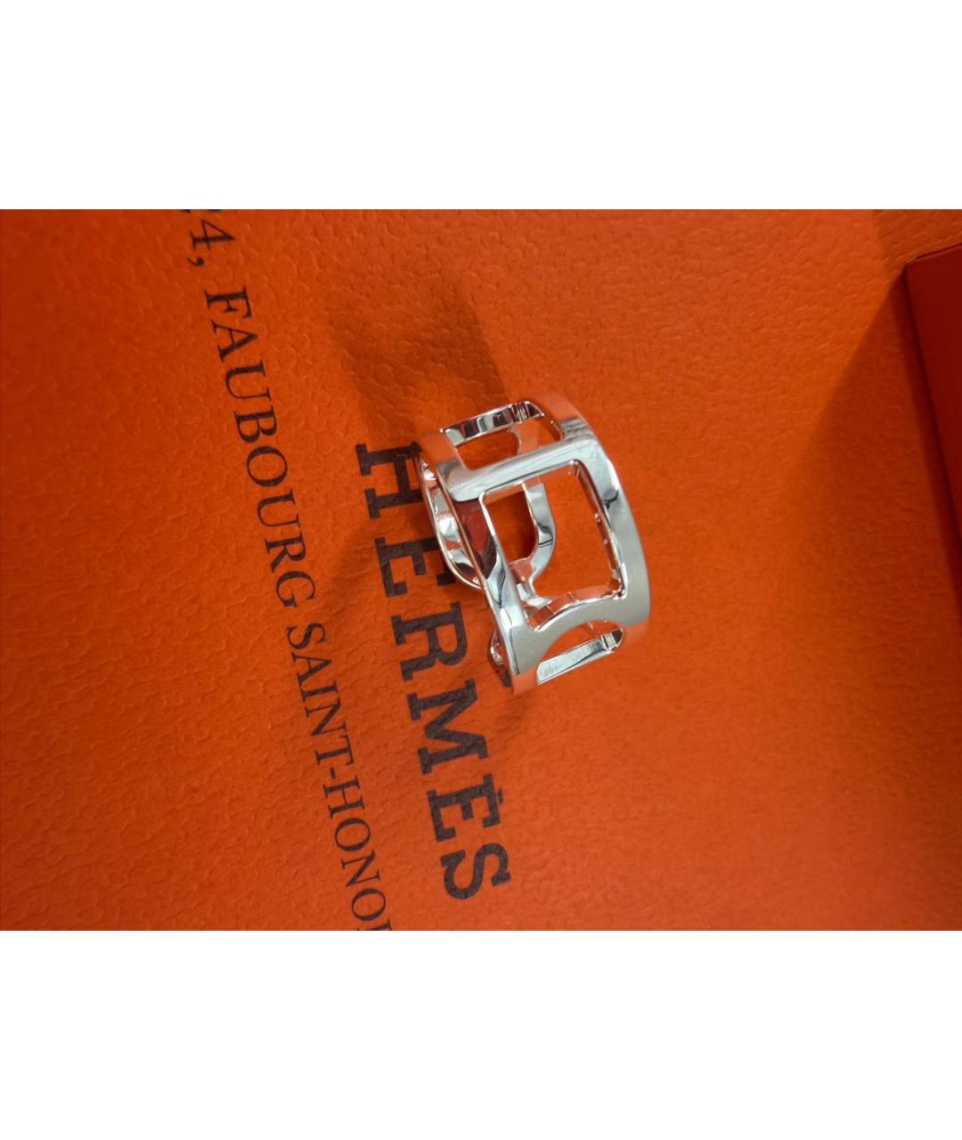 HERMES Серебряное серебряное кольцо, фото 7