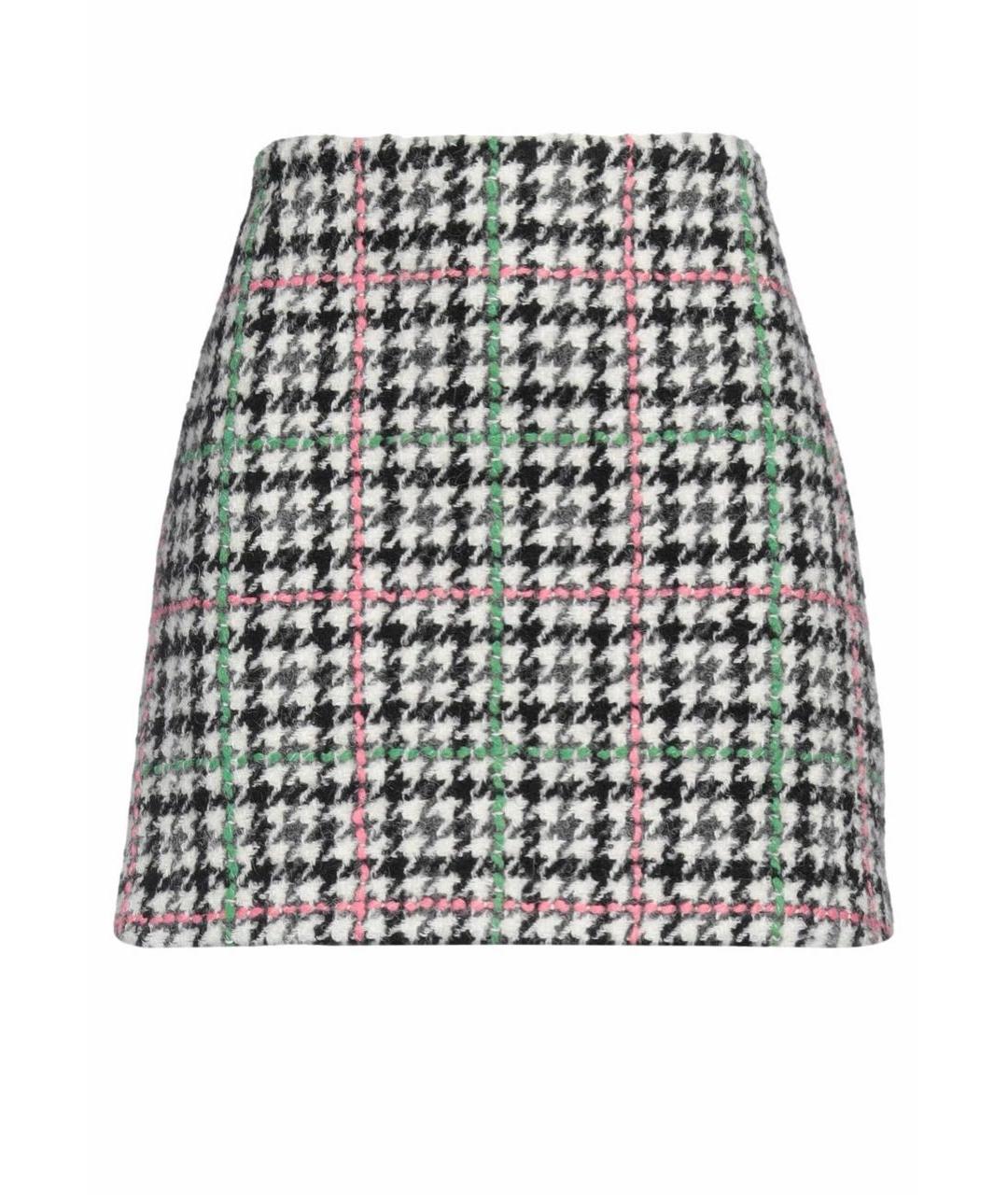 MSGM Мульти шерстяная юбка мини, фото 1