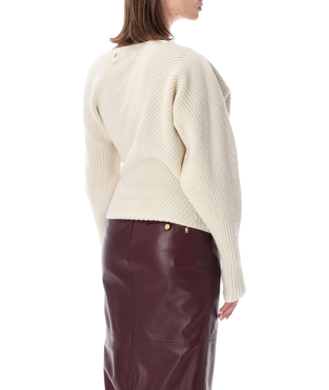 ALBERTA FERRETTI Белый джемпер / свитер, фото 2