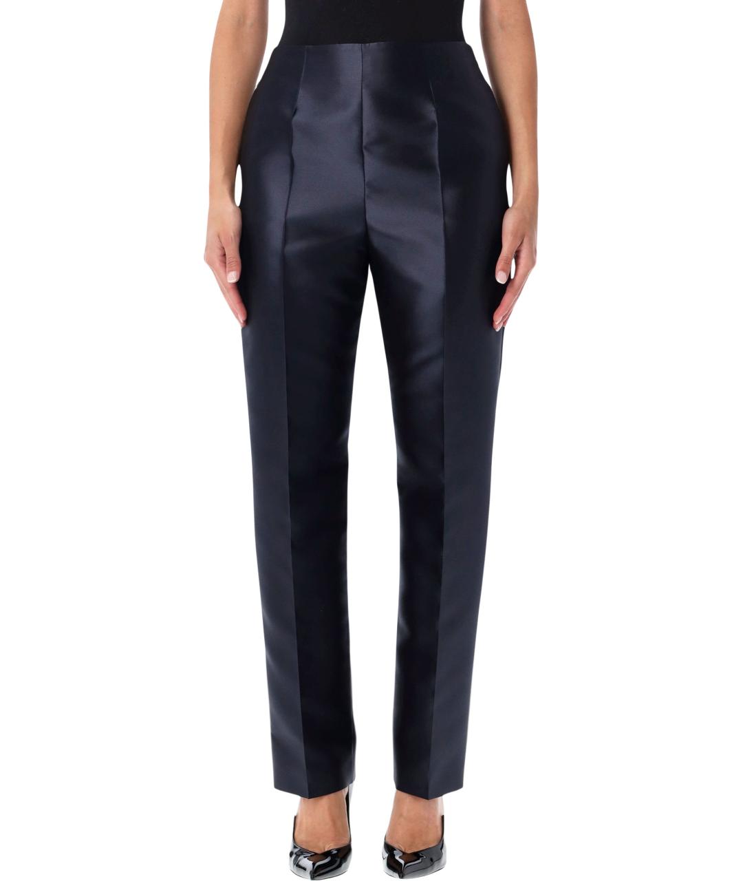 ALBERTA FERRETTI Синие прямые брюки, фото 1