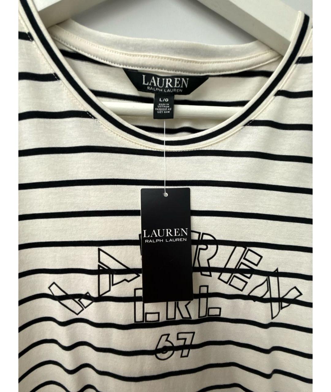RALPH LAUREN Мульти хлопковая футболка, фото 2