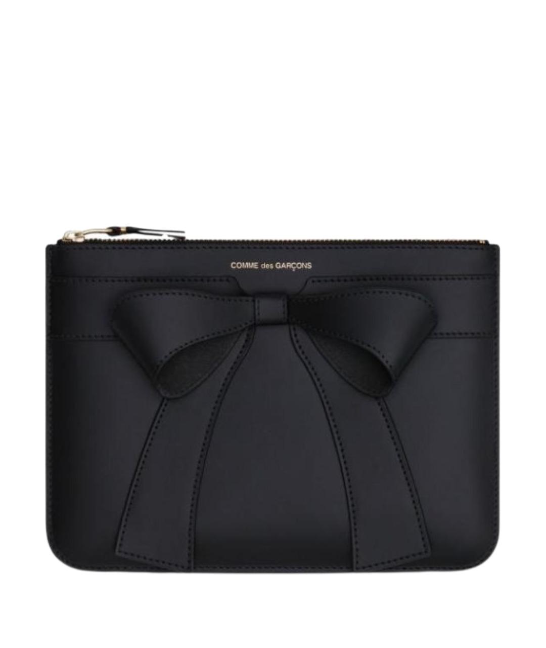 COMME DES GARÇONS WALLET Черный кожаный кошелек, фото 1