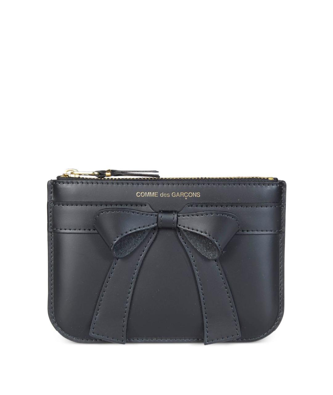 COMME DES GARÇONS WALLET Черный кожаный кошелек, фото 3