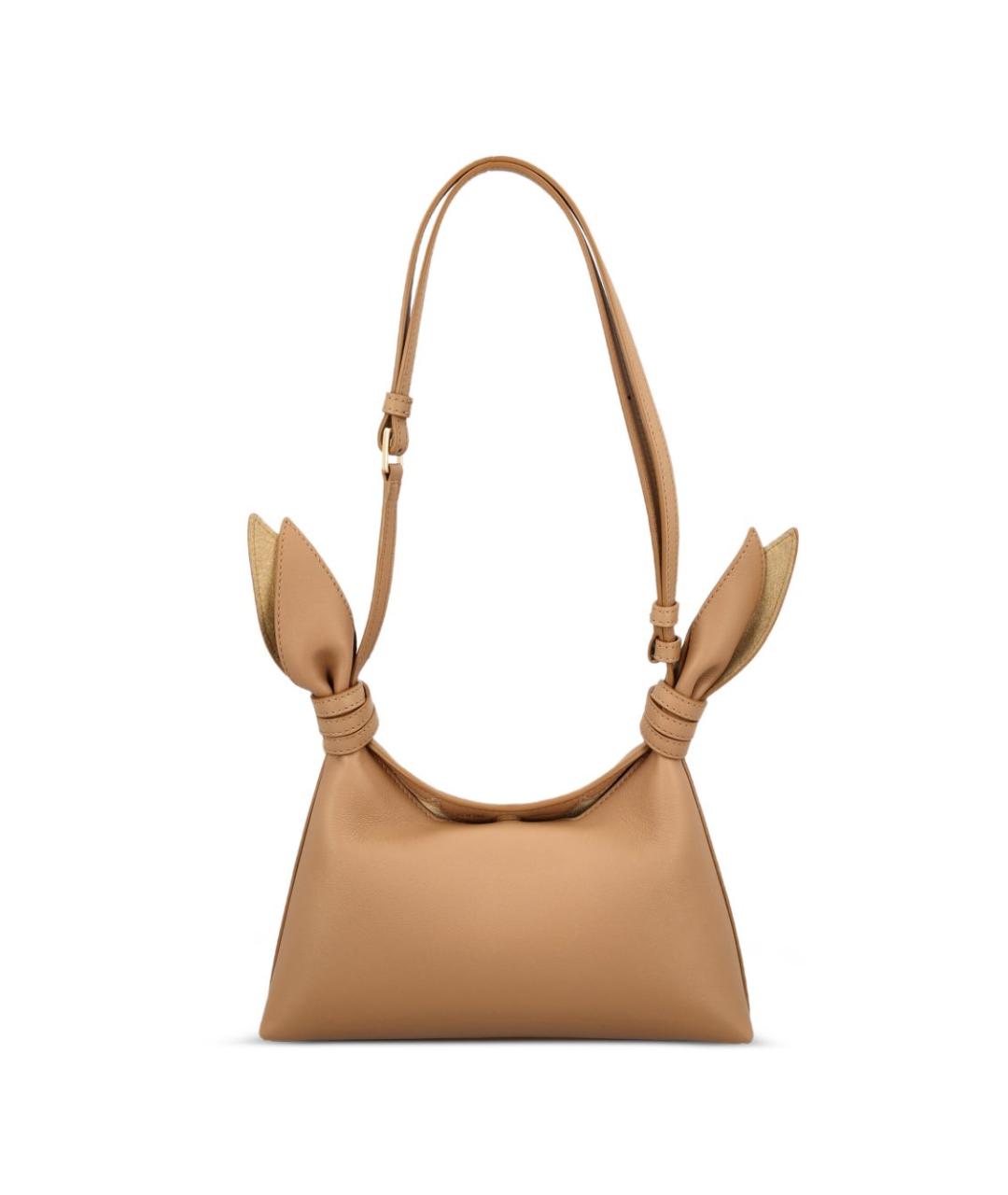 LOEWE Коричневая кожаная сумка через плечо, фото 2