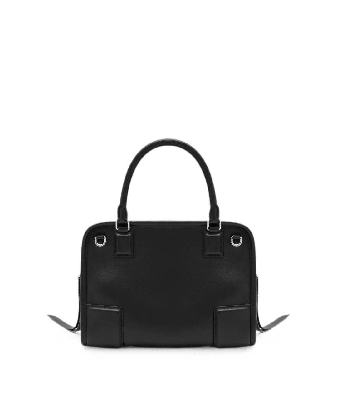 LOEWE Черная кожаная сумка тоут, фото 6