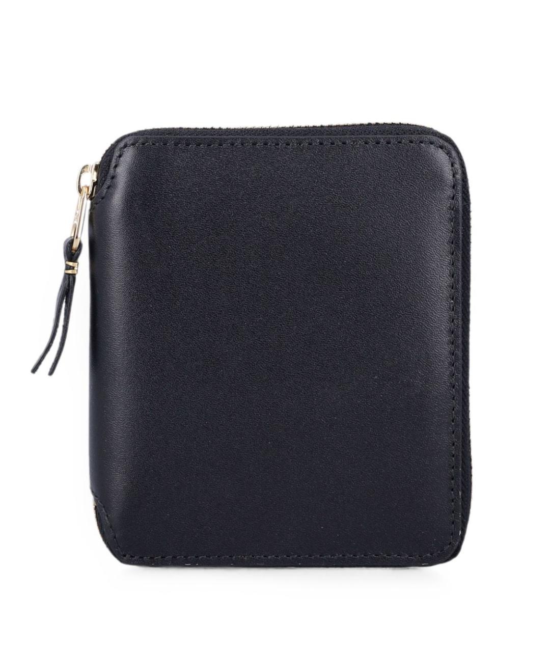 COMME DES GARÇONS WALLET Черный кожаный кошелек, фото 1