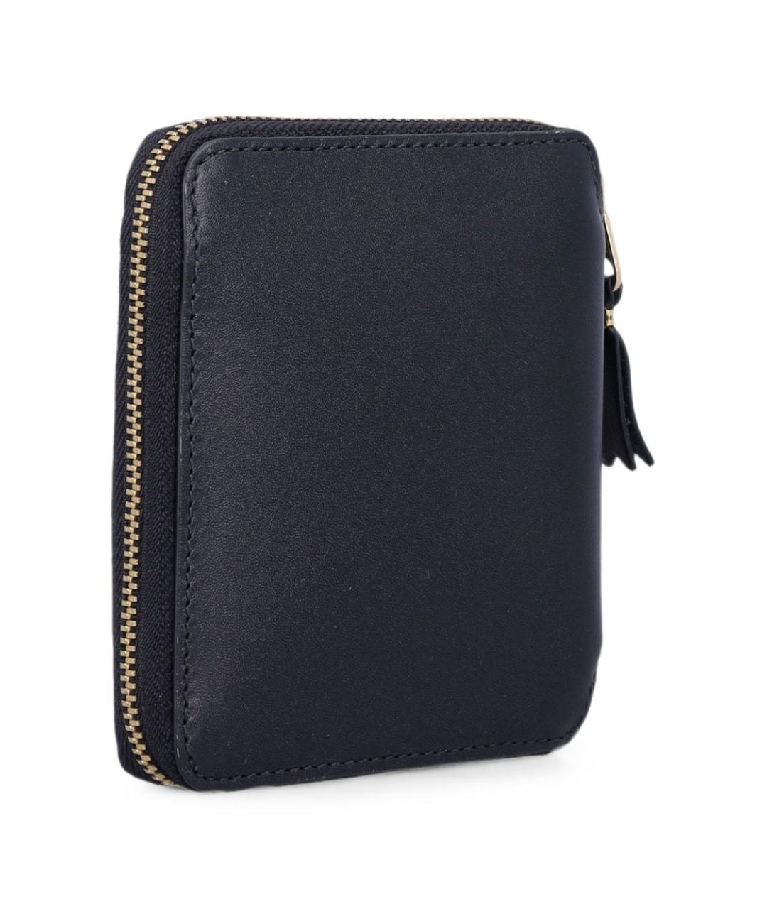 COMME DES GARÇONS WALLET Черный кожаный кошелек, фото 3