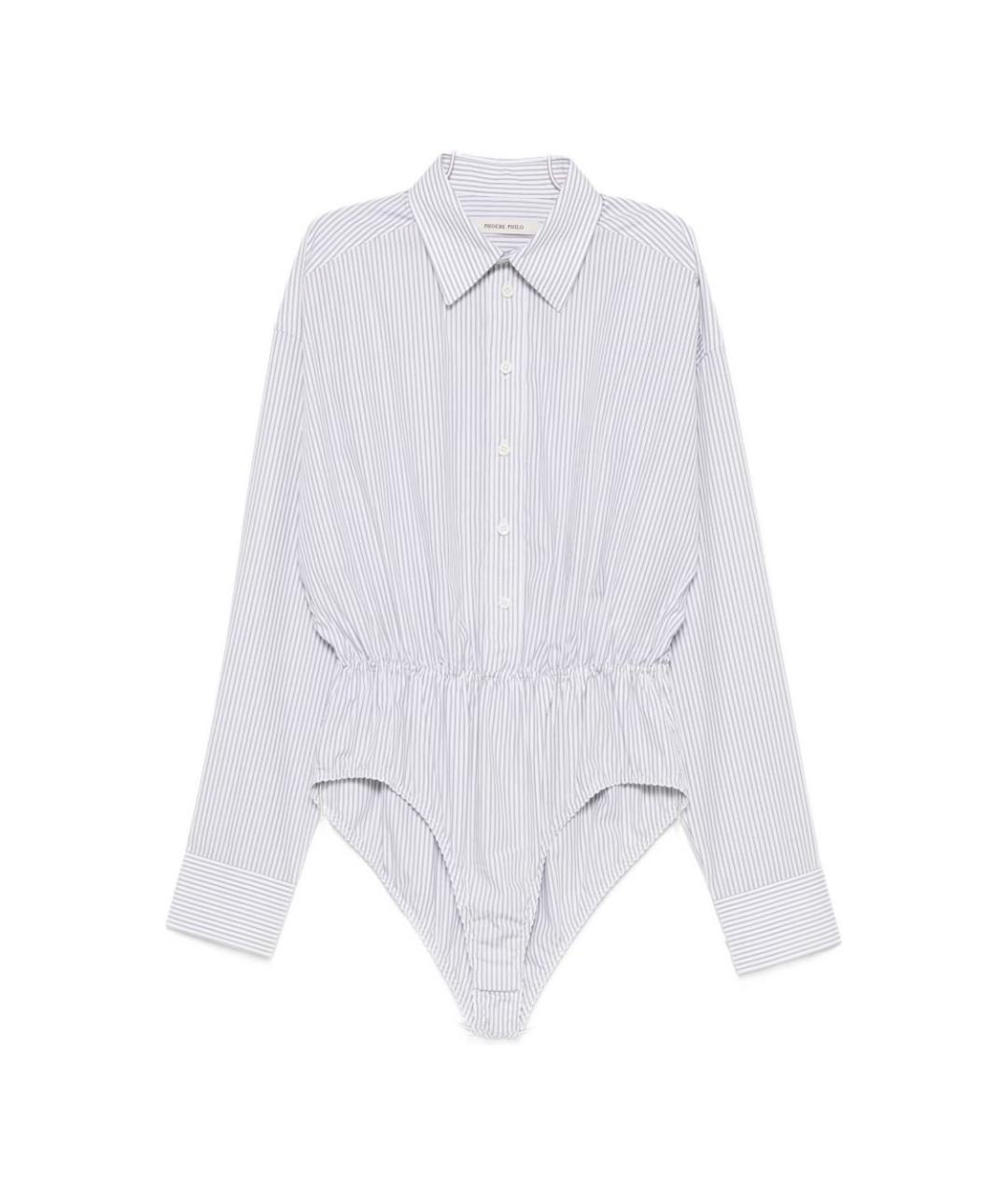 PHOEBE PHILO Мульти хлопковое боди, фото 1