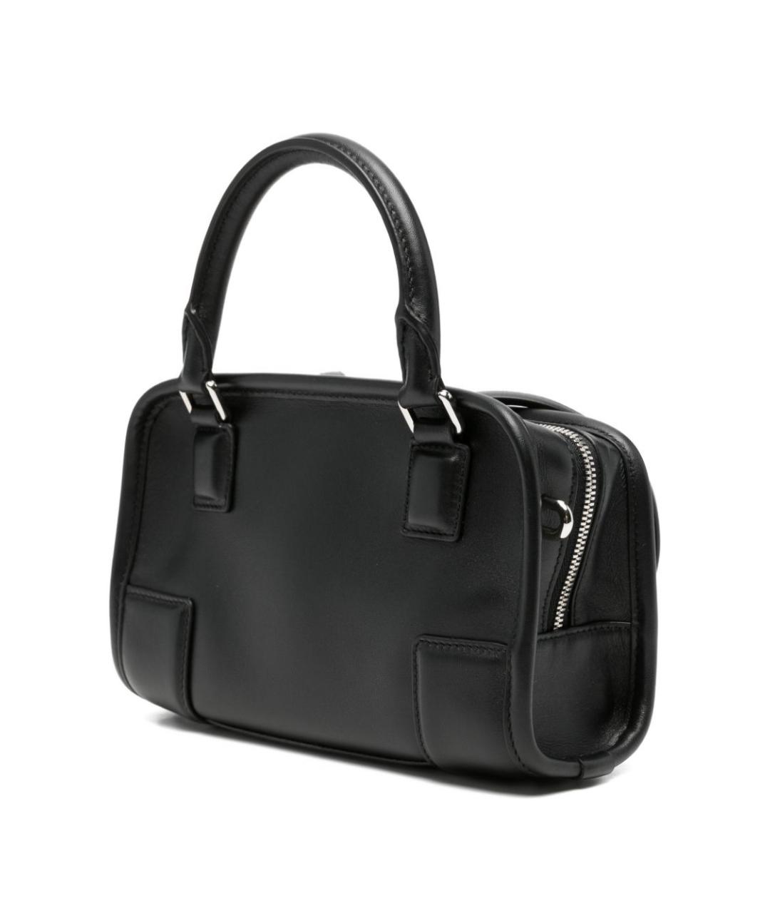 LOEWE Черная кожаная сумка тоут, фото 2