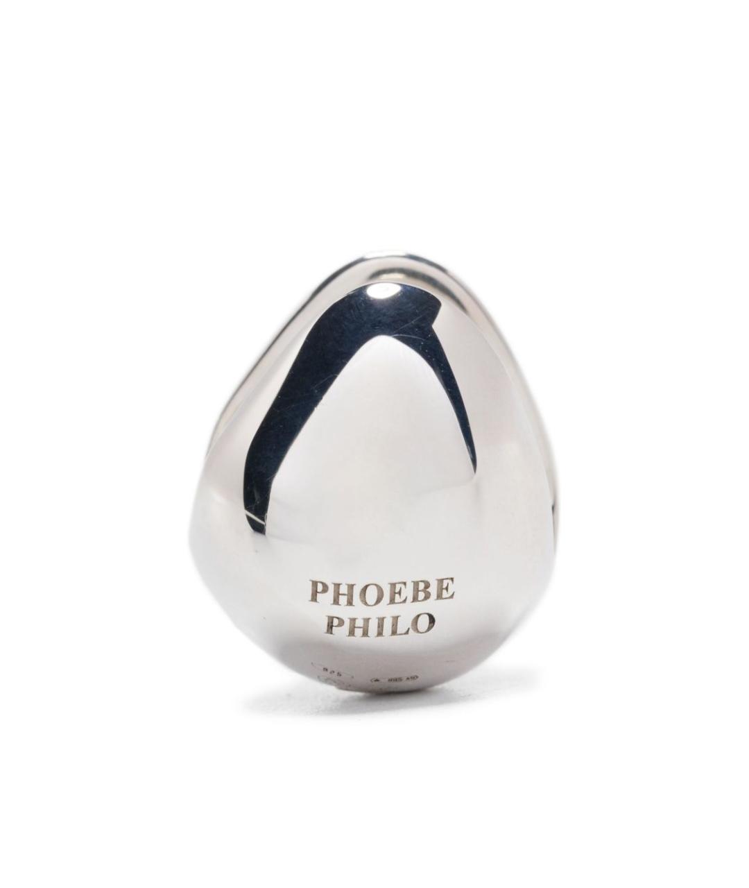 PHOEBE PHILO Серебряные серьги, фото 3