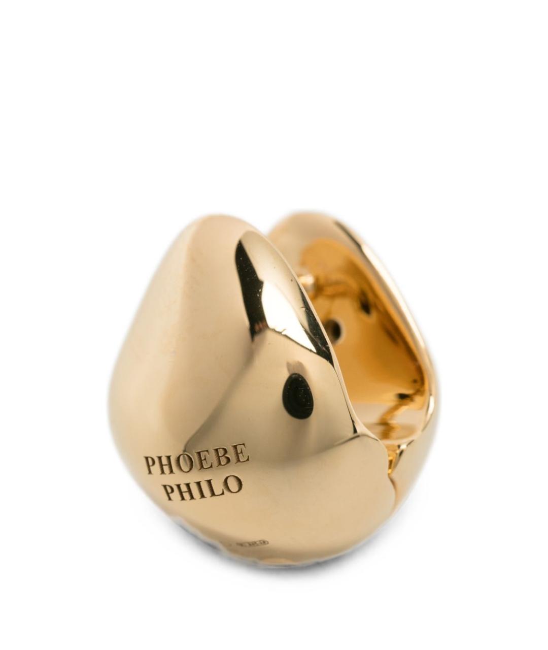PHOEBE PHILO Золотые серьги, фото 3