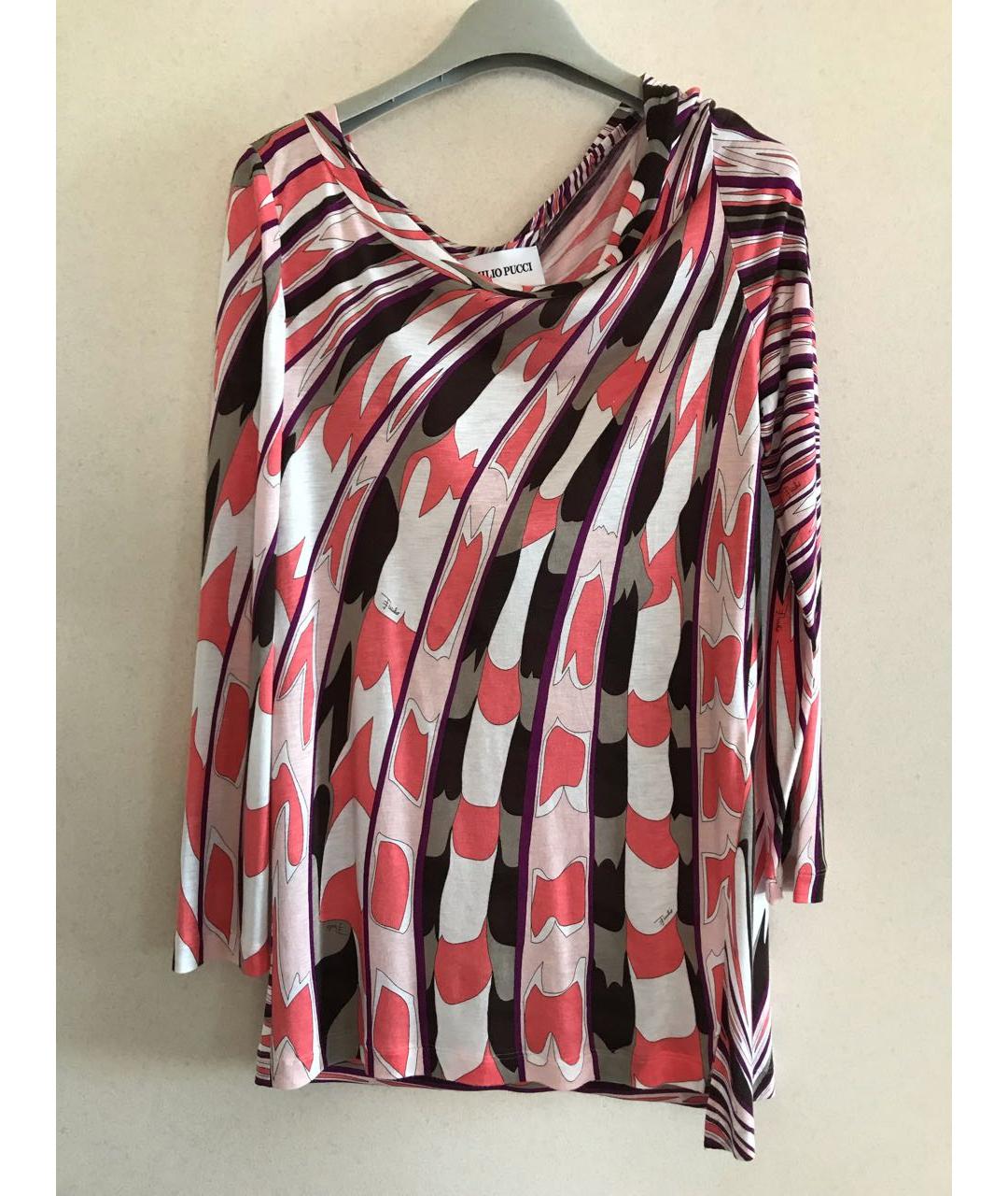 EMILIO PUCCI Мульти вискозная блузы, фото 6