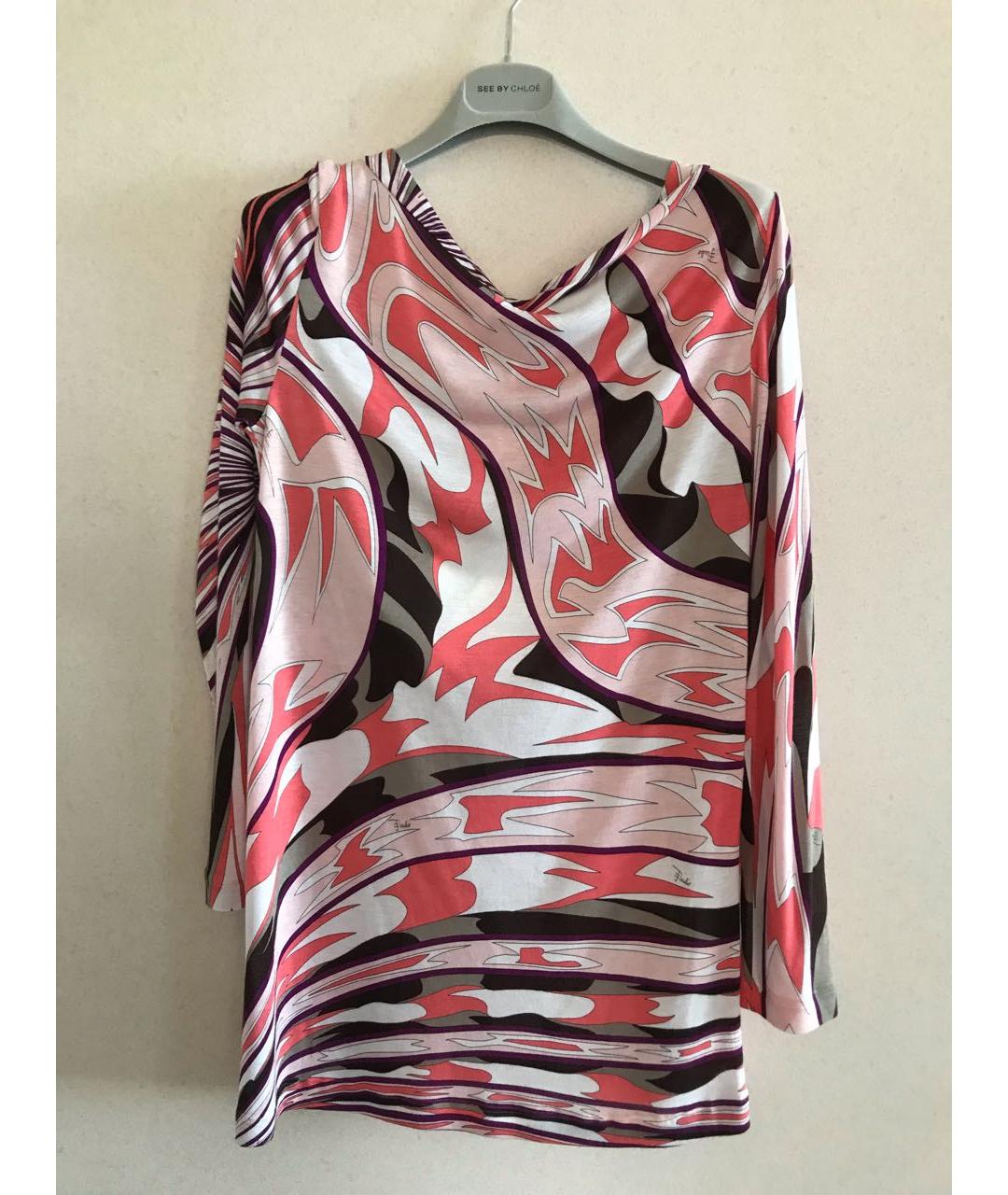 EMILIO PUCCI Мульти вискозная блузы, фото 3