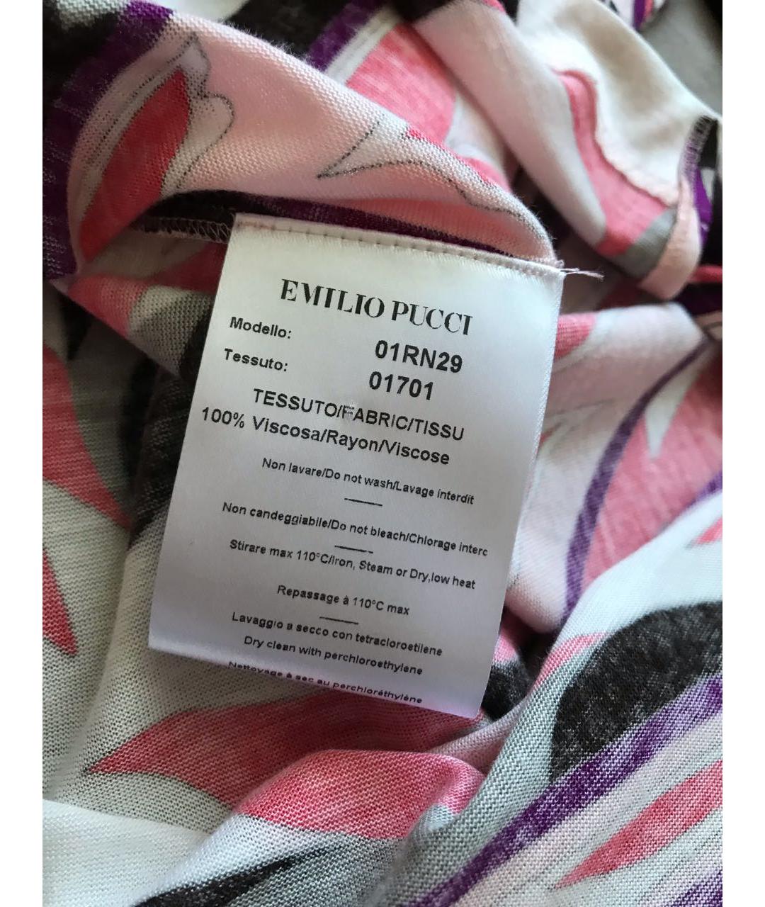 EMILIO PUCCI Мульти вискозная блузы, фото 4