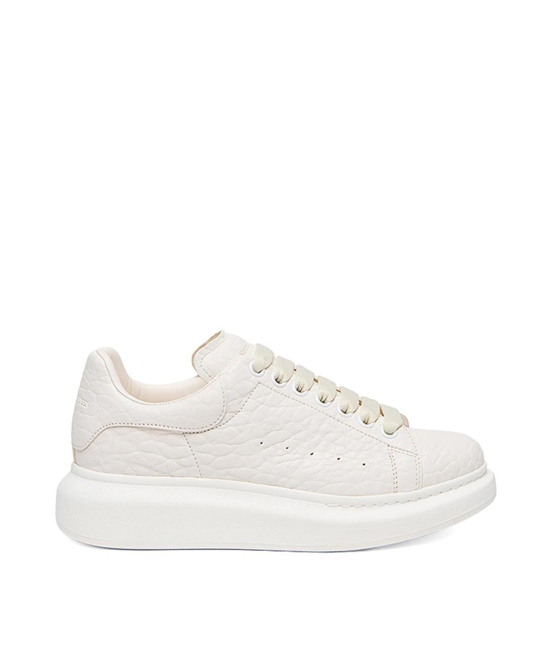 ALEXANDER MCQUEEN Белые кожаные кроссовки, фото 1