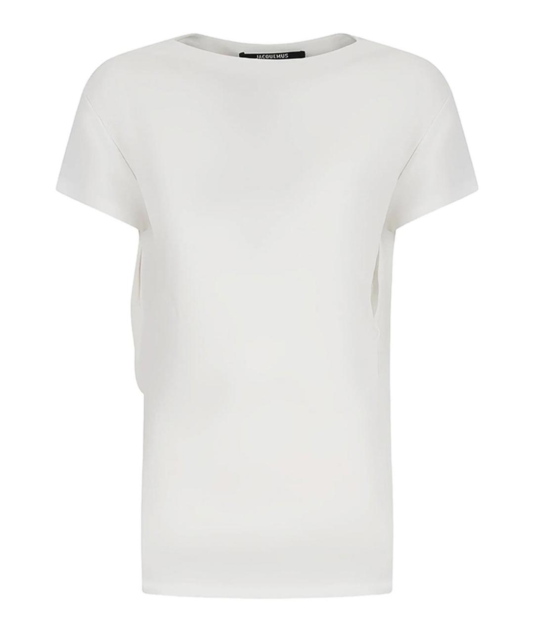JACQUEMUS Белая футболка, фото 1