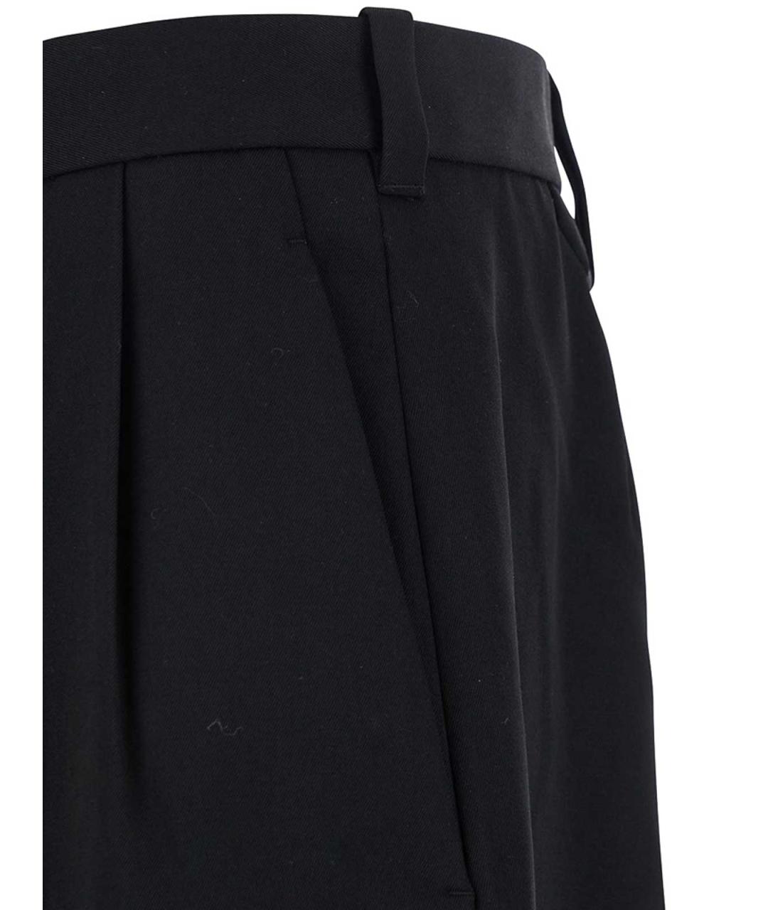 JACQUEMUS Черные шерстяные повседневные брюки, фото 3