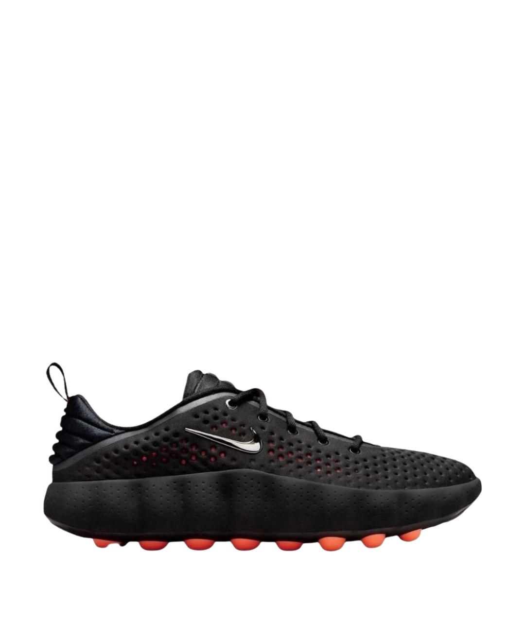 NIKE Черные синтетические низкие кроссовки / кеды, фото 1