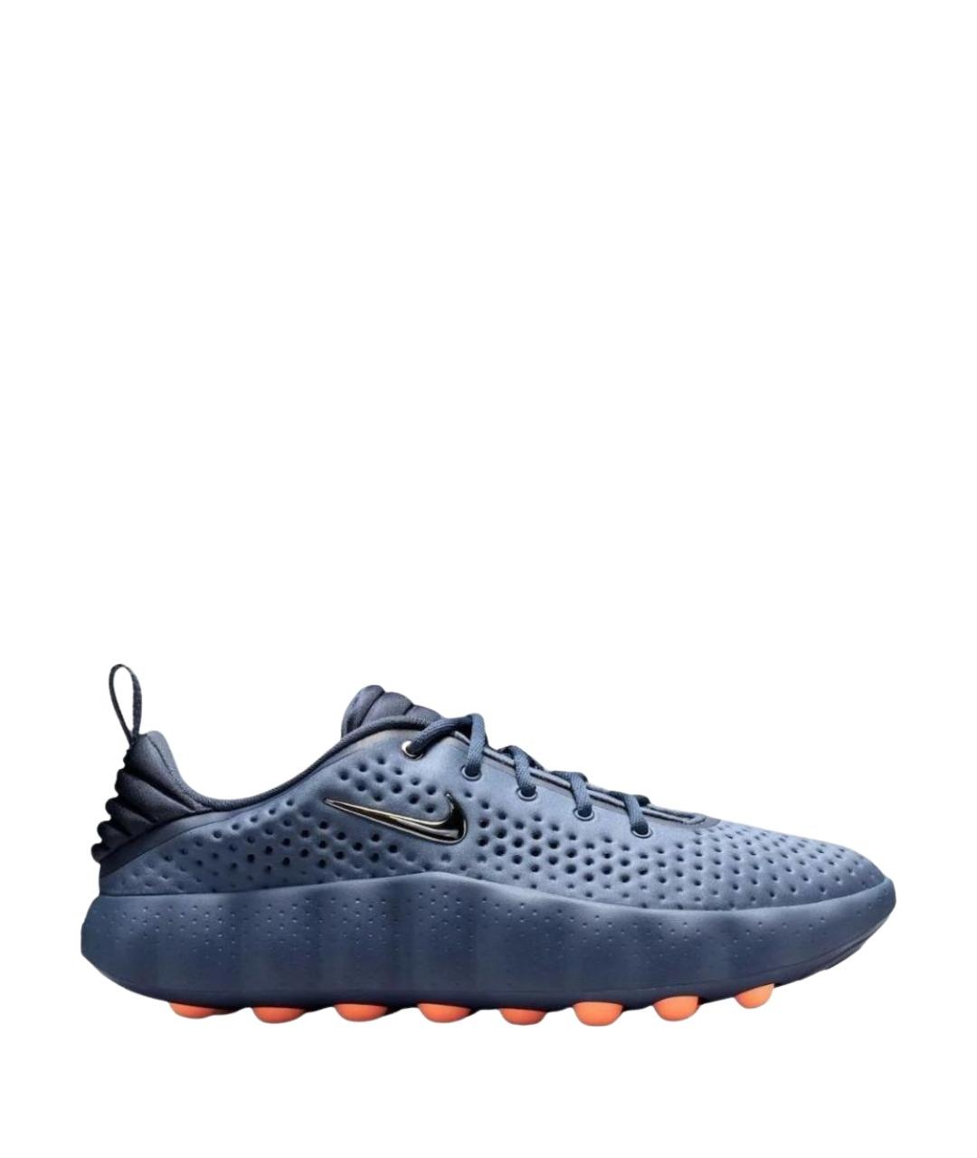 NIKE Синие синтетические низкие кроссовки / кеды, фото 1