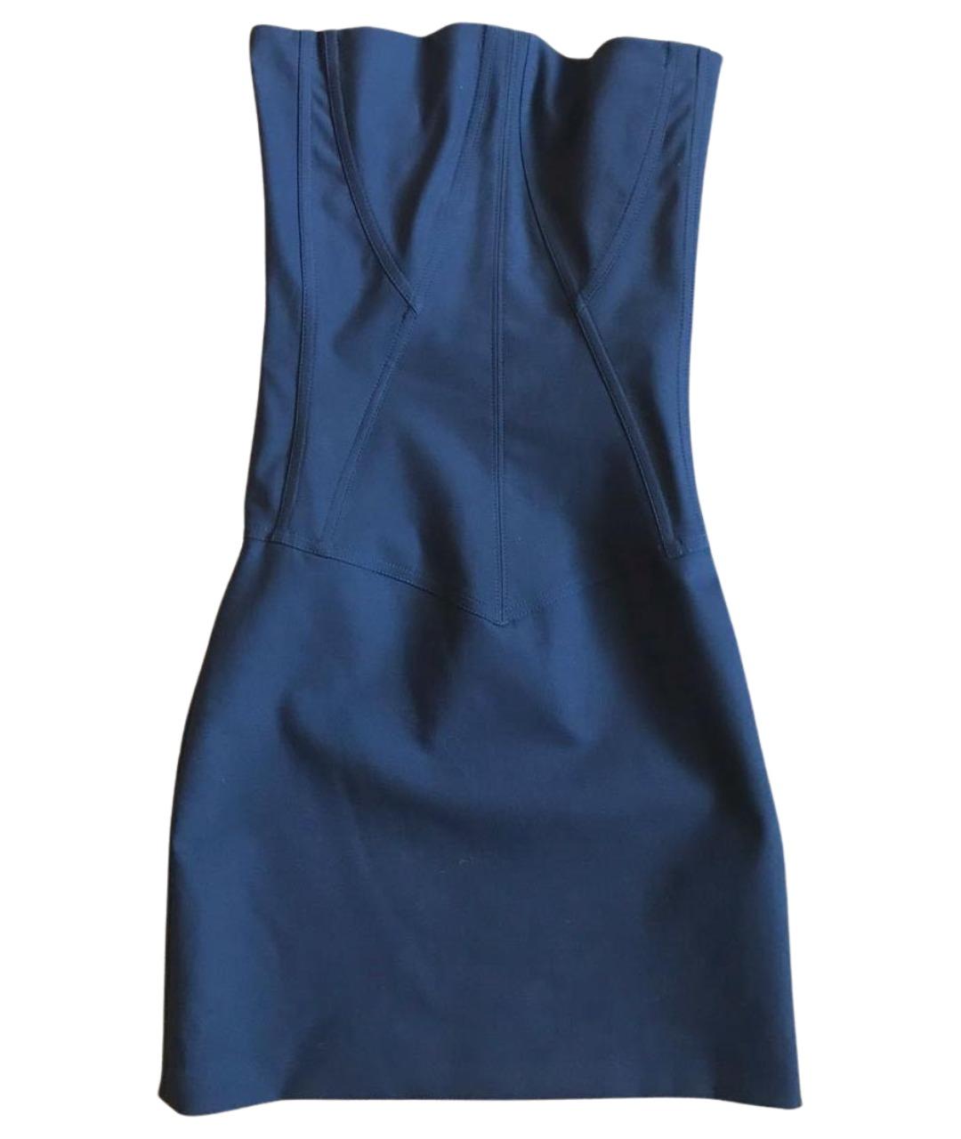 STELLA MCCARTNEY Черное хлопко-эластановое коктейльное платье, фото 1