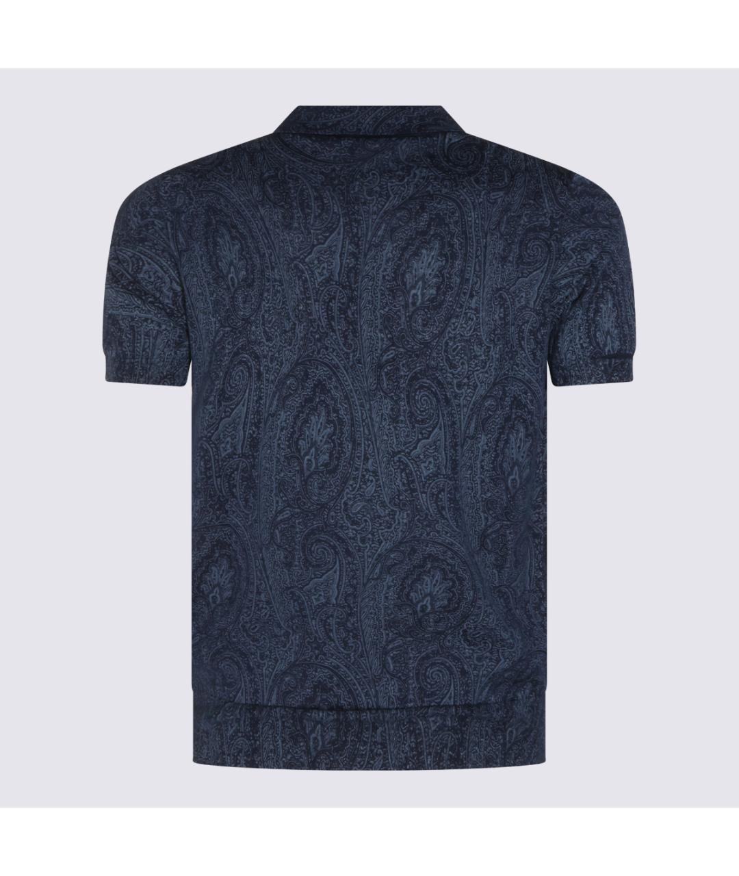 ETRO Темно-синяя футболка, фото 2