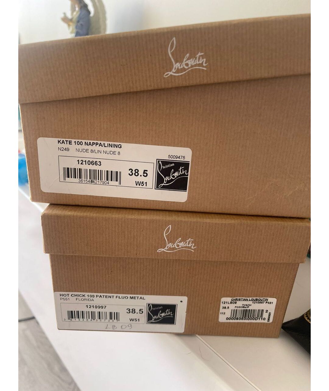 CHRISTIAN LOUBOUTIN Розовые туфли из лакированной кожи, фото 3