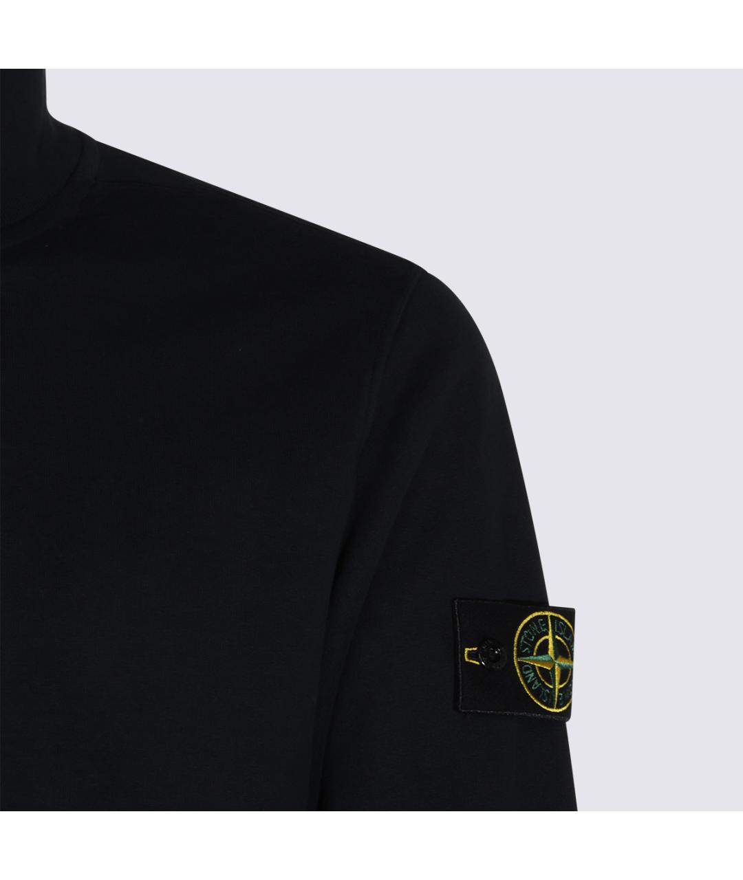 STONE ISLAND Синий хлопковый кардиган, фото 3