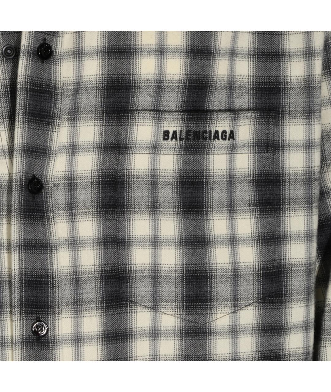 BALENCIAGA Мульти хлопковая кэжуал рубашка, фото 3