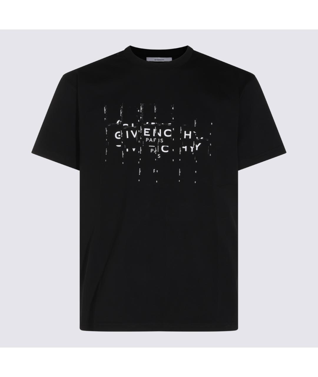 GIVENCHY Черная хлопковая футболка, фото 4
