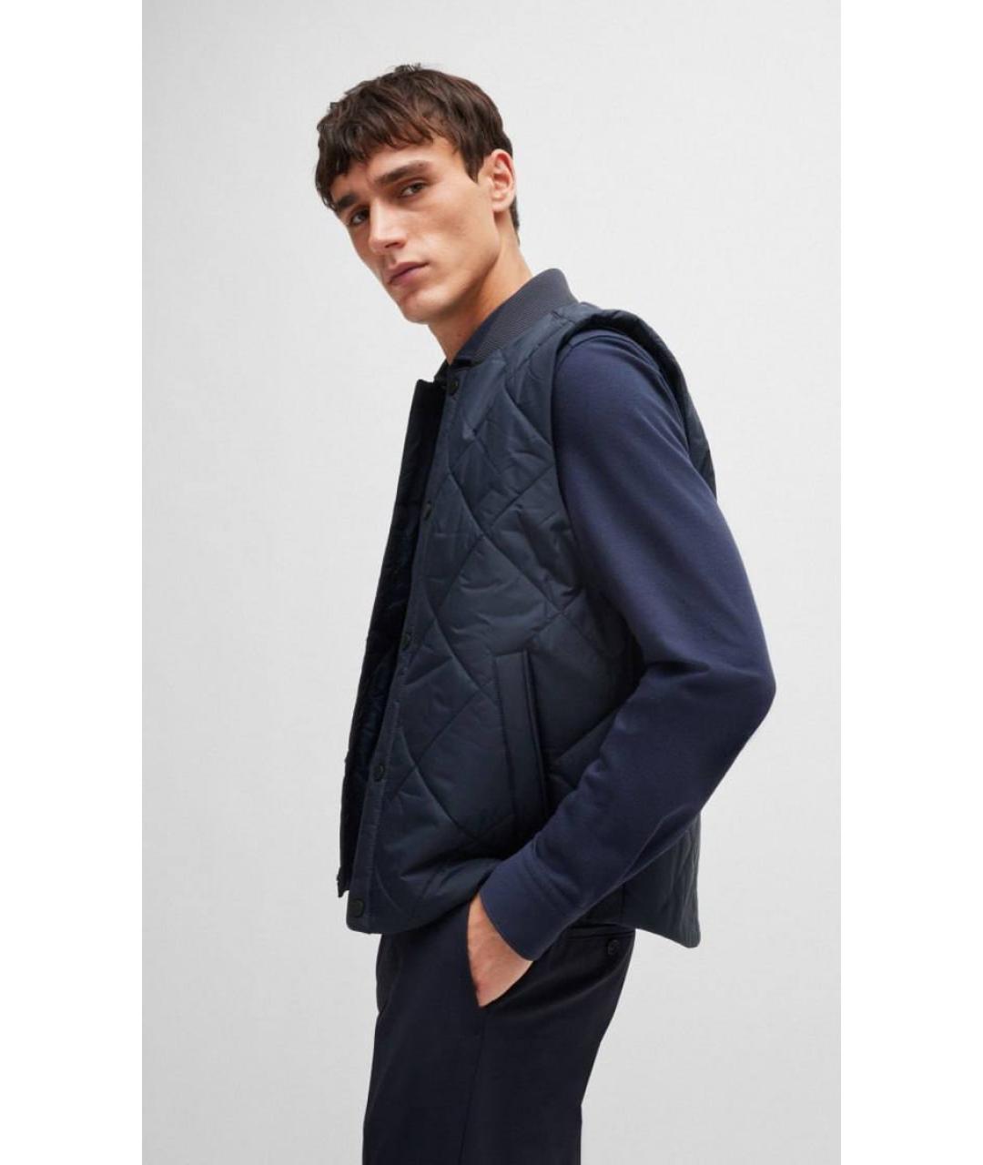 HUGO BOSS Синий жилет, фото 7