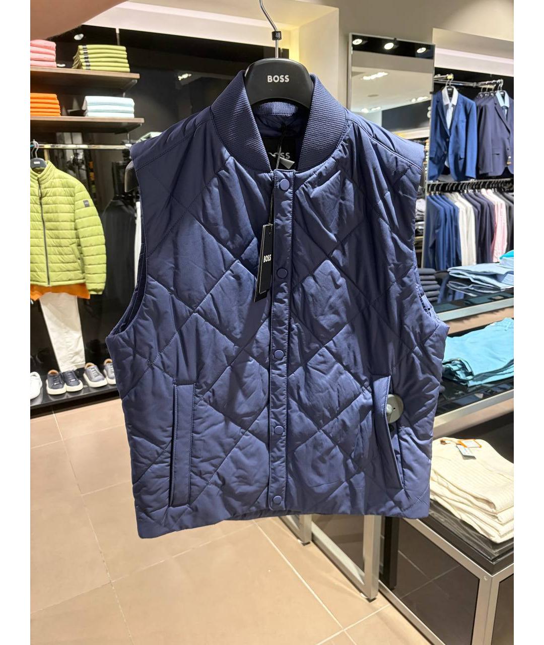 HUGO BOSS Синий жилет, фото 6