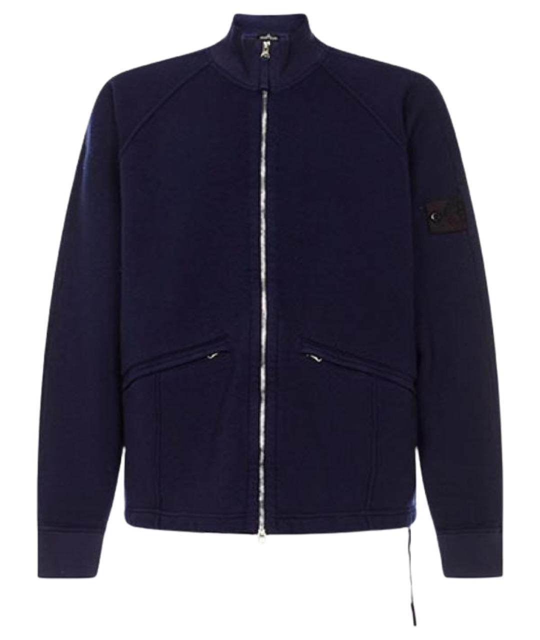 STONE ISLAND Темно-синяя куртка, фото 1