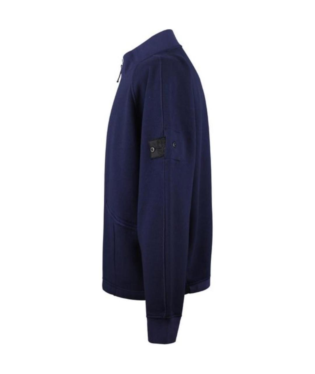 STONE ISLAND Темно-синяя куртка, фото 3