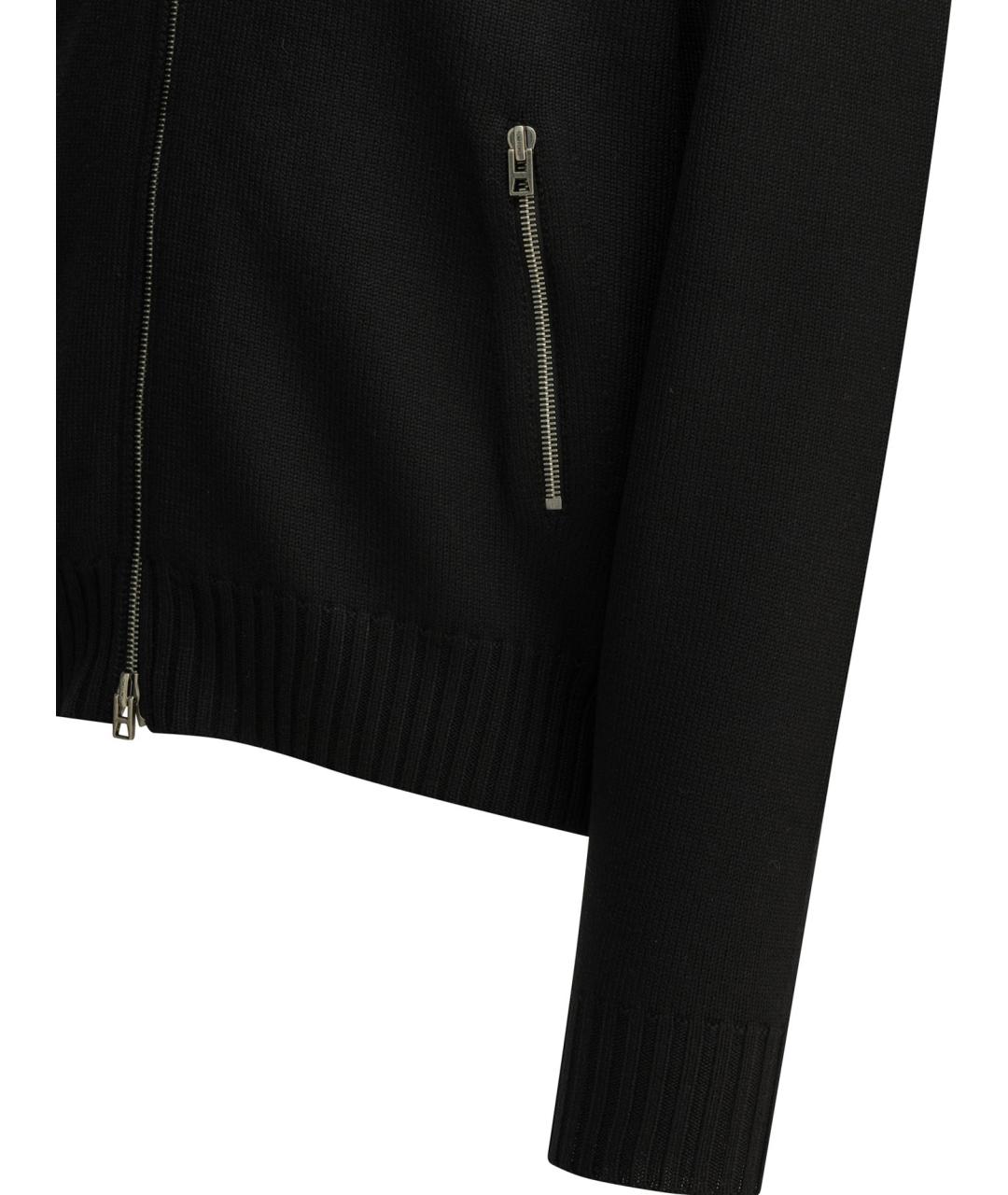 TOM FORD Черный шерстяной кардиган, фото 4
