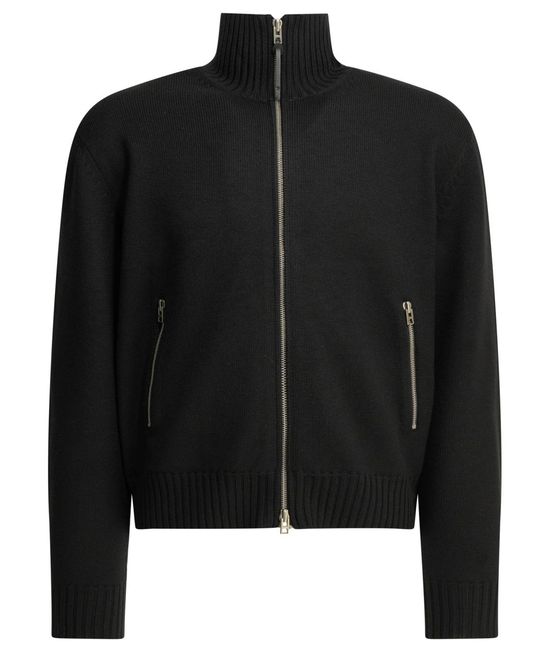 TOM FORD Черный шерстяной кардиган, фото 1