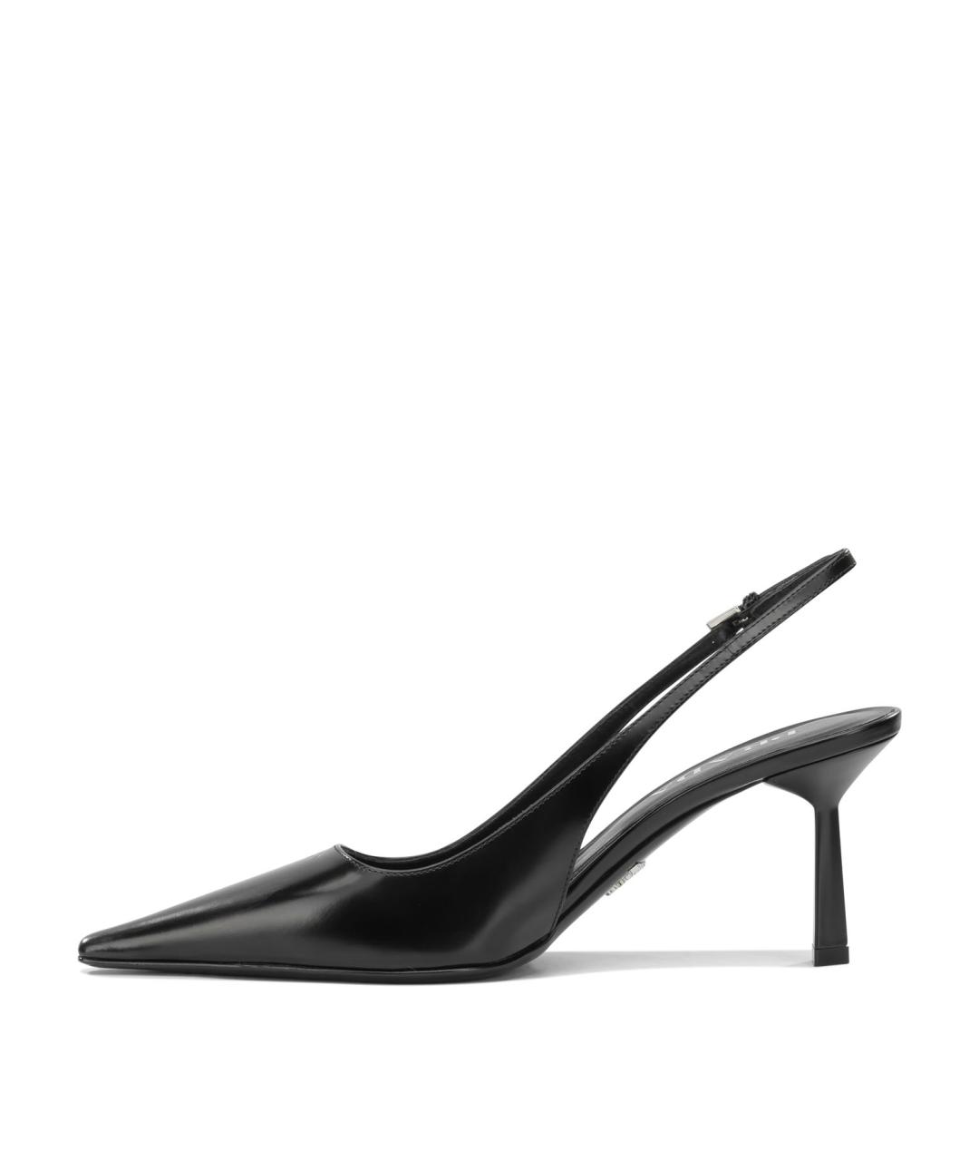 PRADA Черные кожаные туфли, фото 3