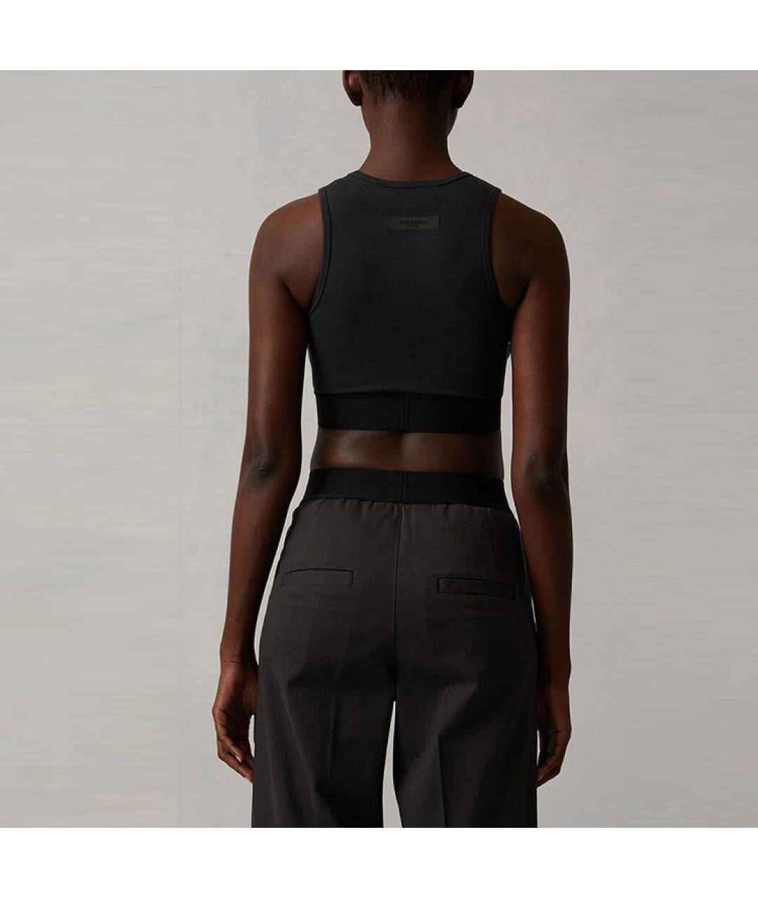 FEAR OF GOD ESSENTIALS Черная майка, фото 4