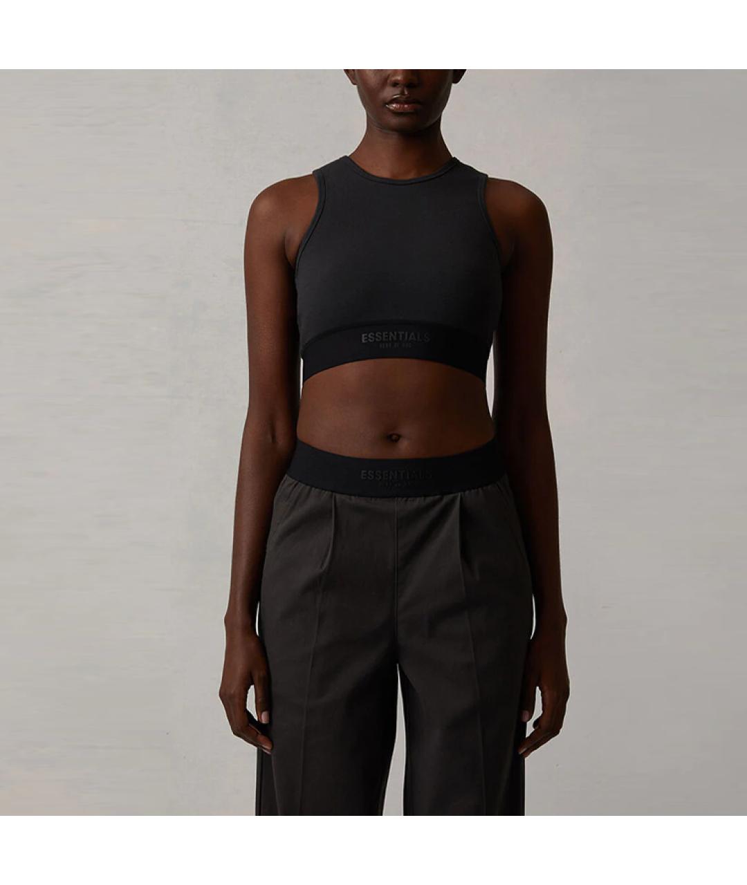 FEAR OF GOD ESSENTIALS Черная майка, фото 2