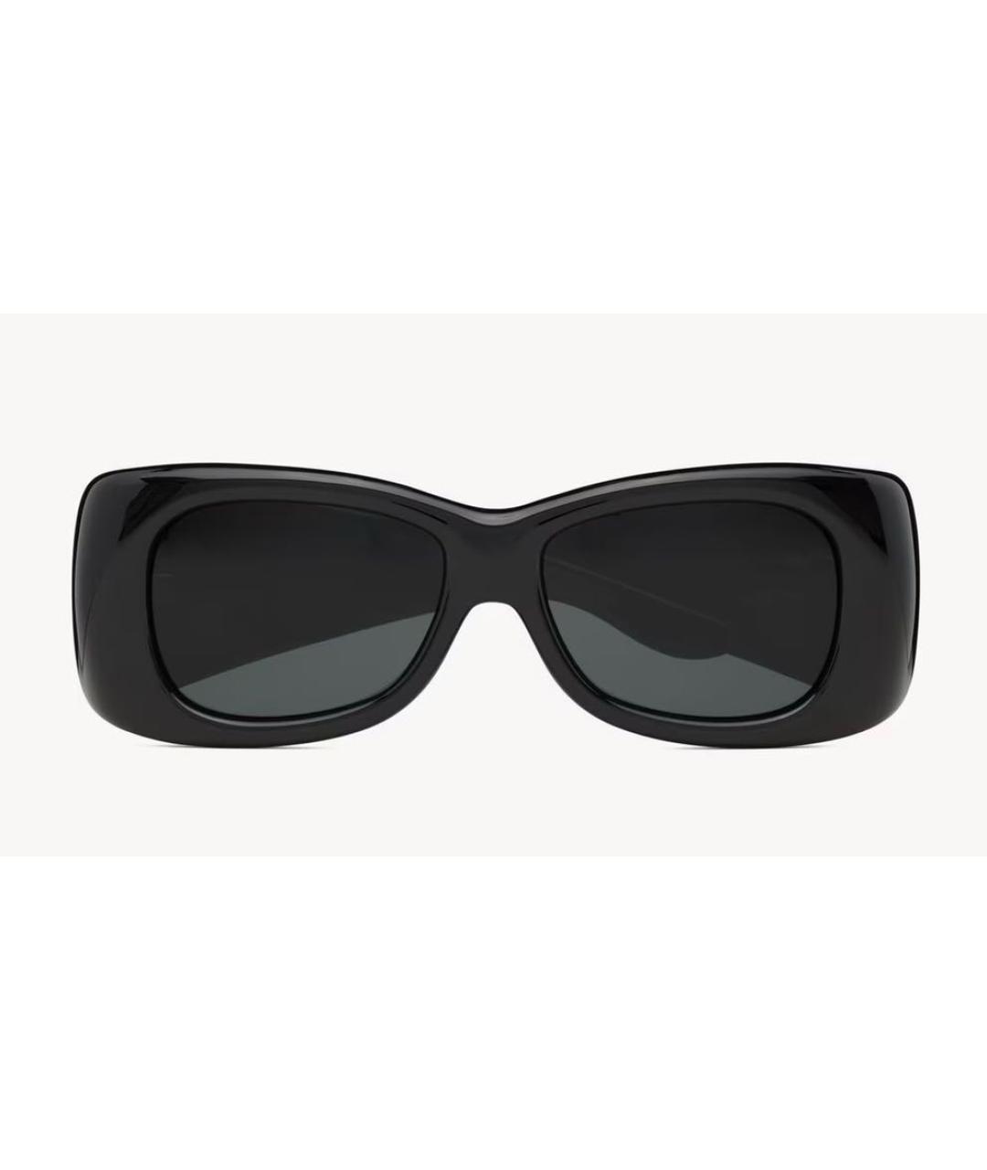 SAINT LAURENT Черные пластиковые солнцезащитные очки, фото 2