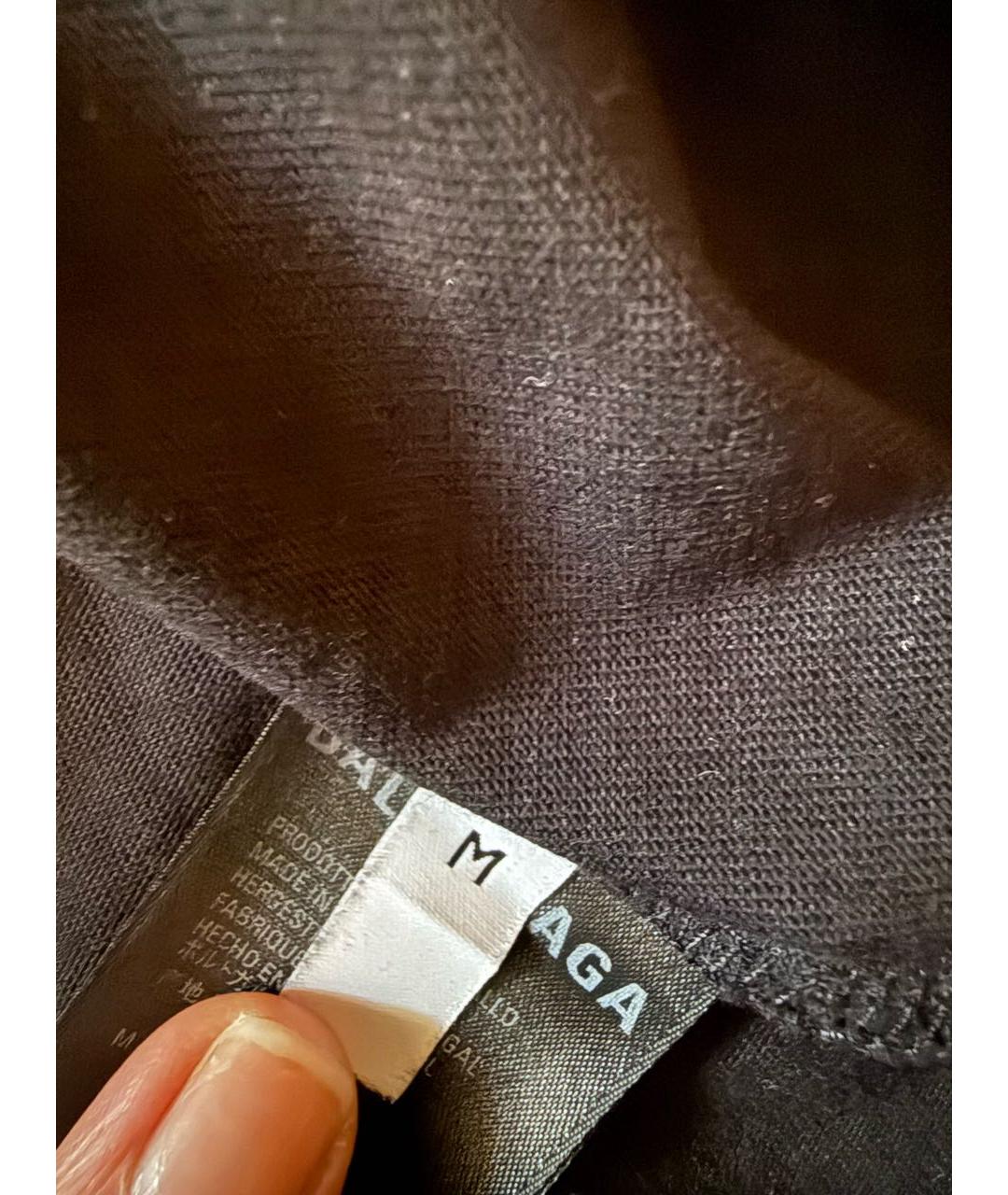 BALENCIAGA Черное хлопковое повседневное платье, фото 3