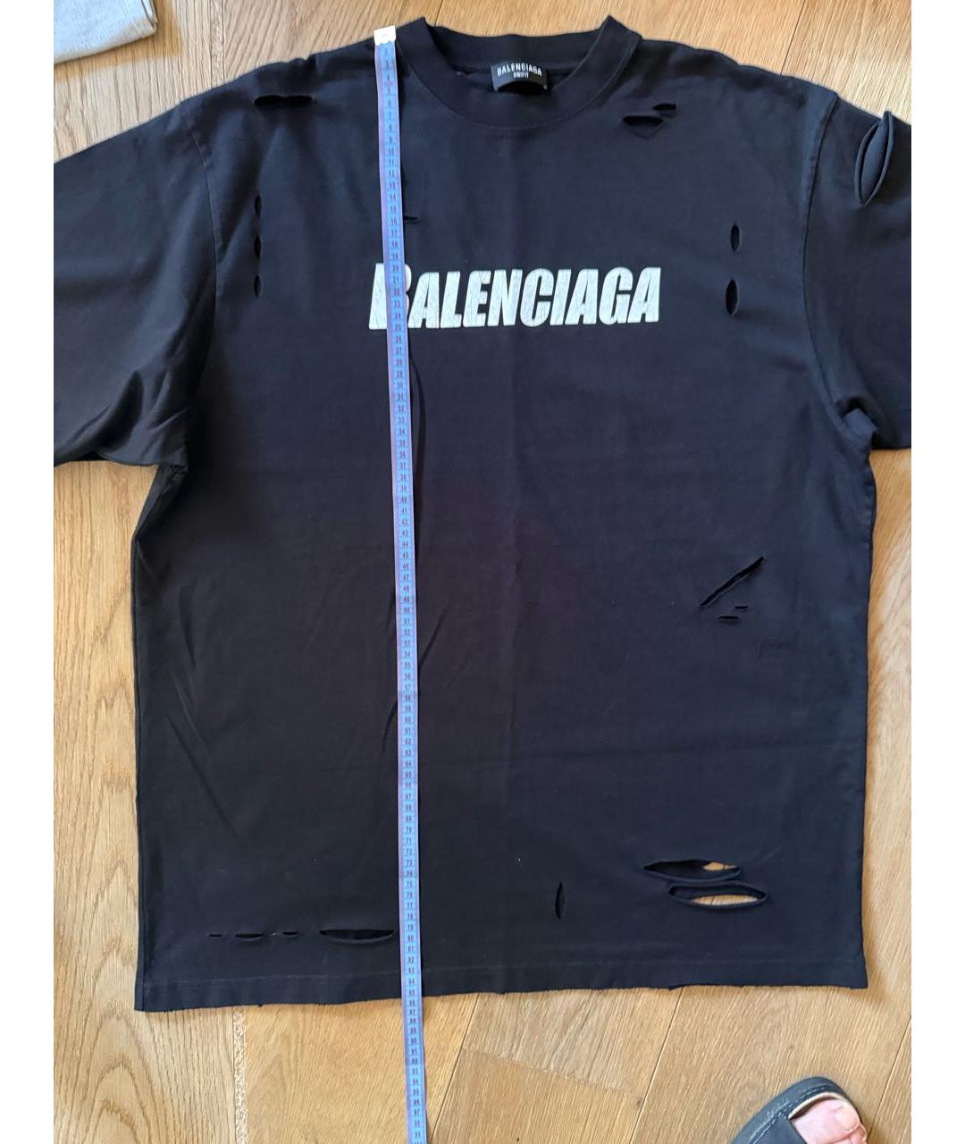 BALENCIAGA Черное хлопковое повседневное платье, фото 5